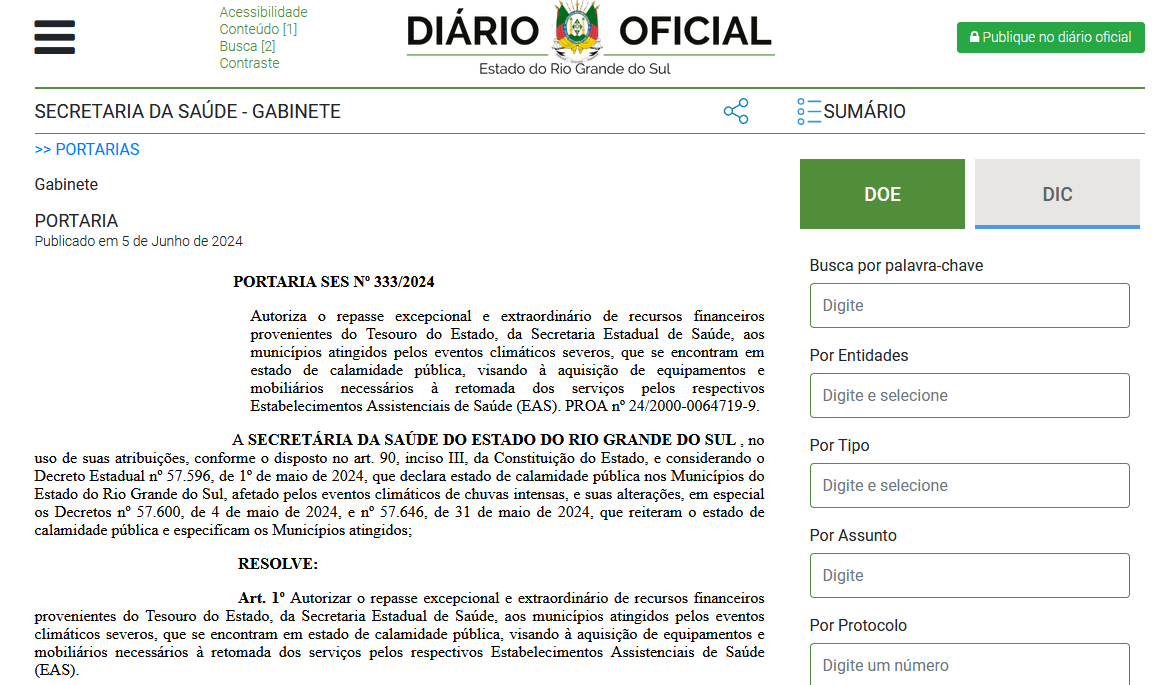 Municípios em calamidade pública recebem R$ 15,3 milhões para recuperação de unidades de saúde. Verbas variam de R$ 100 mil a R$ 400 mil, dependendo do porte populacional. Confira detalhes e prazos!